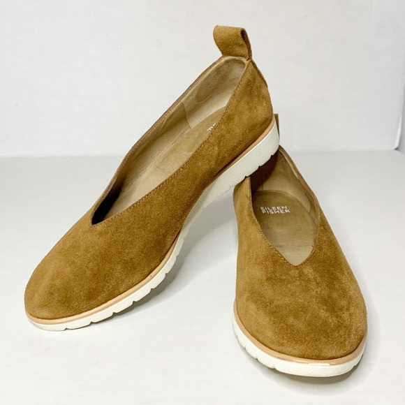 Eileen Fisher Shoes - Eileen Fisher Suede Slip On Size 6
